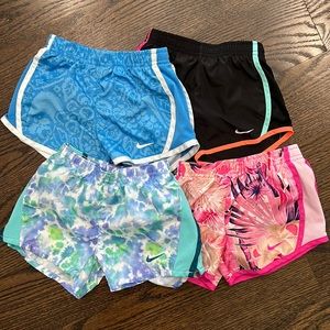 4-Pack Nike Dri-Fit Shorts, Size 4